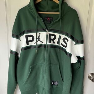 XL Mens Green Jordan Paris Pullover